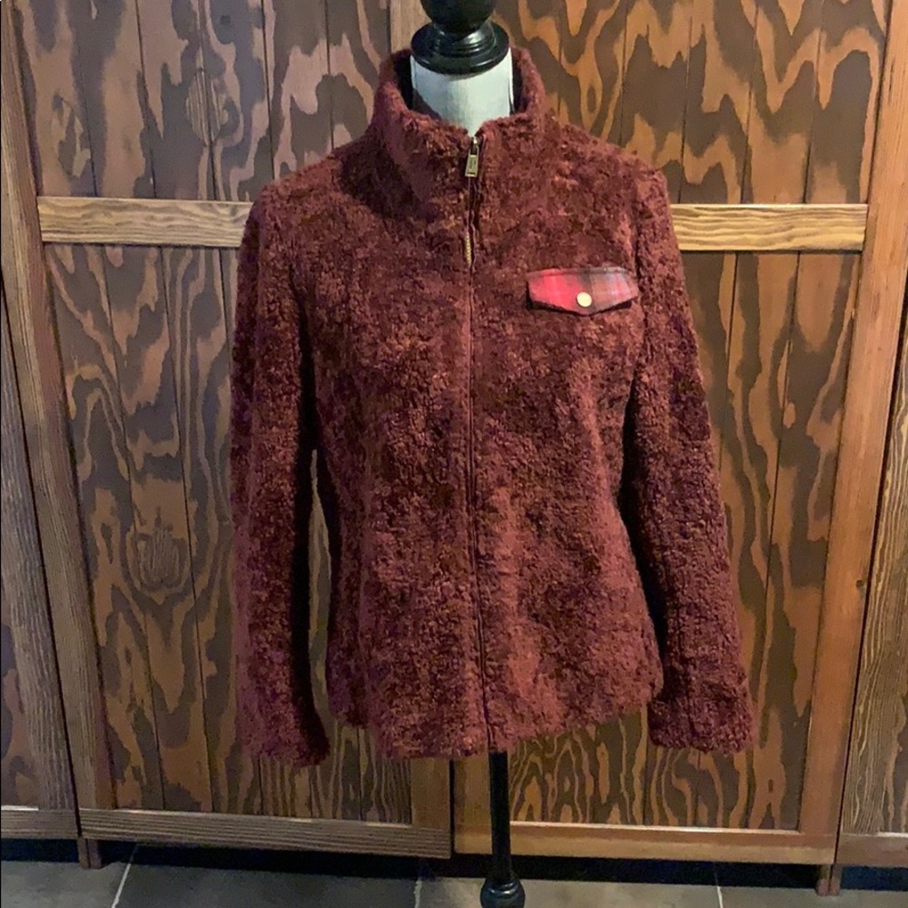 Pendleton fleece zip up hoodie